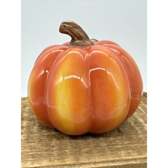 Vintage Gourd Pumpkin Salt & Pepper Shakers Thanksgiving Fall Table Decor  Spice - Picture 10 of 15